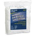 Proclean Sanitized Anti-Bacterial Terry Cloth Rag, White, 4lbs Bag WW99801